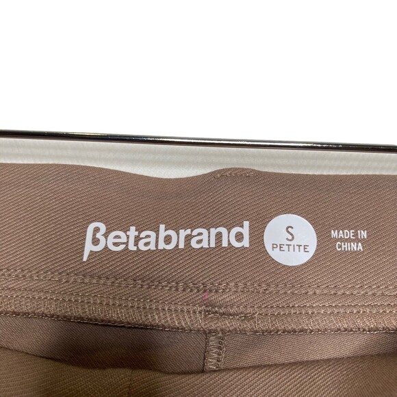 BETABRAND Yoga Pants Khaki Color Size Small Stretchy Dress Trousers NWT - Picture 11 of 12